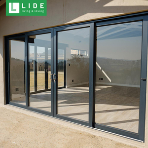 Contemporary Style Porch Living Room Glazed Exterior Sliding Door