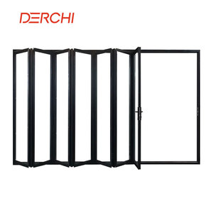 Outdoor Heavy Duty Hurricane Proof Folding Door Energy Efficient