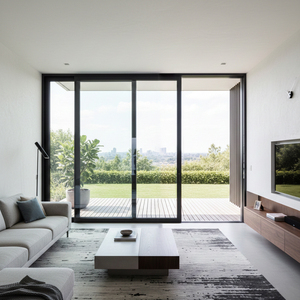 LEDOW Slim Frame Aluminum Lift Slide Door for Patio/Porch High Wind Resistance for North America Luxury Villa