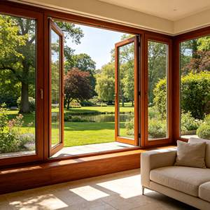 Aluminum Wood Composite Casement Window