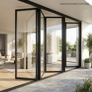 Modern Slim Profile Folding Patio Bifold Doors